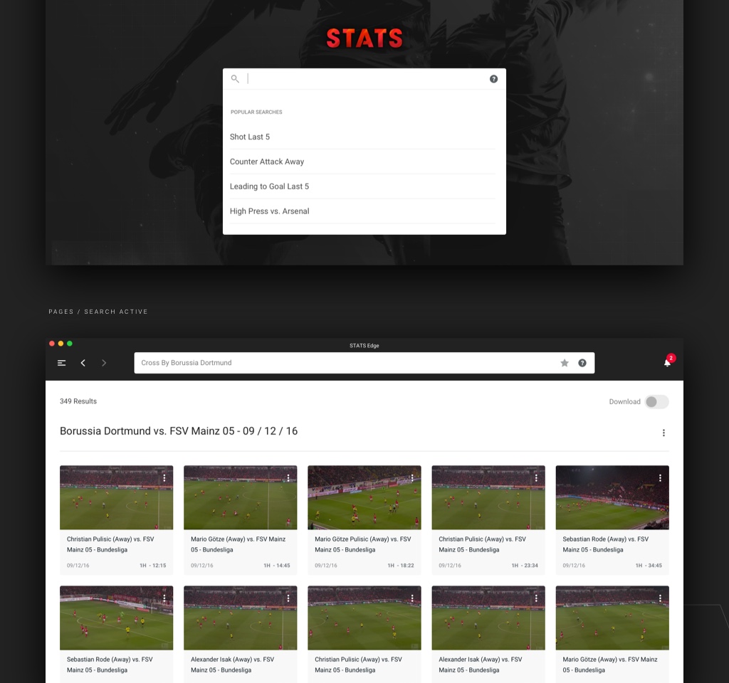 Stats Edge UI