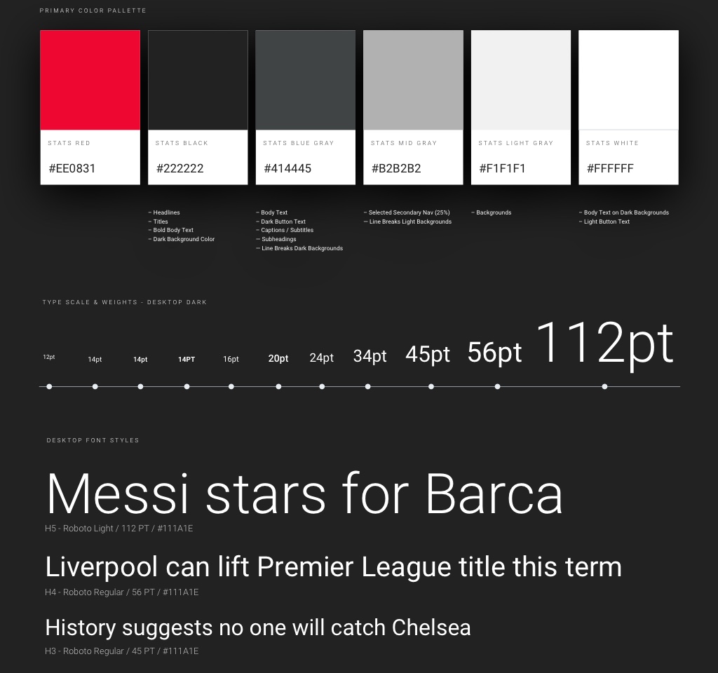 Stats Edge UI
