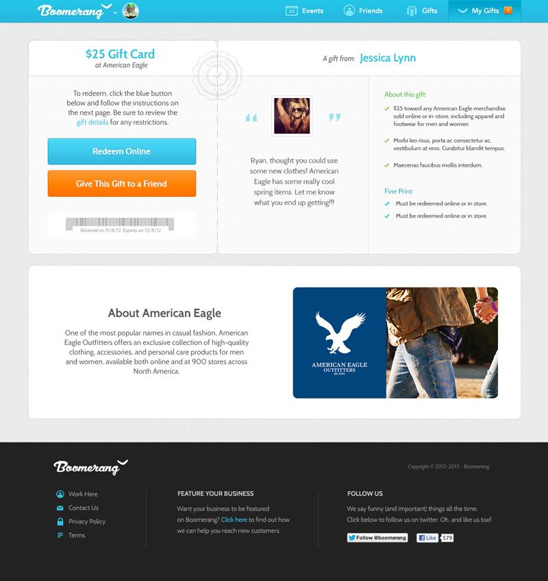 Boomerang App